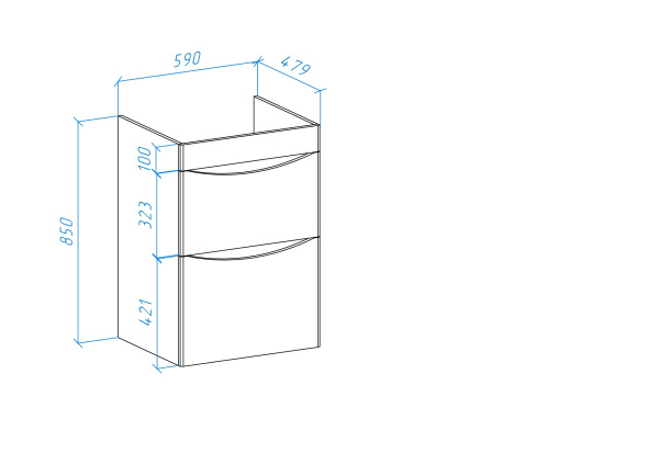Тумба под стиральную машину Bellezza Олиссия 120 4639419110015